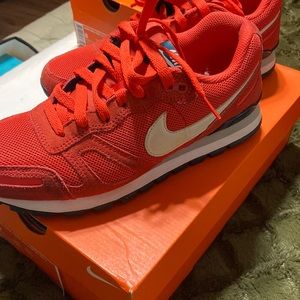 Red Nike sneakers